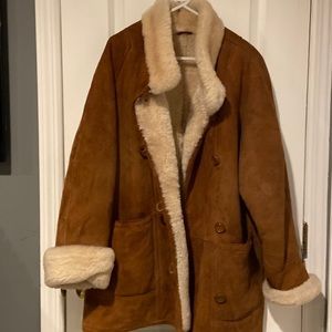 Woman’s long Suade bomber jacket